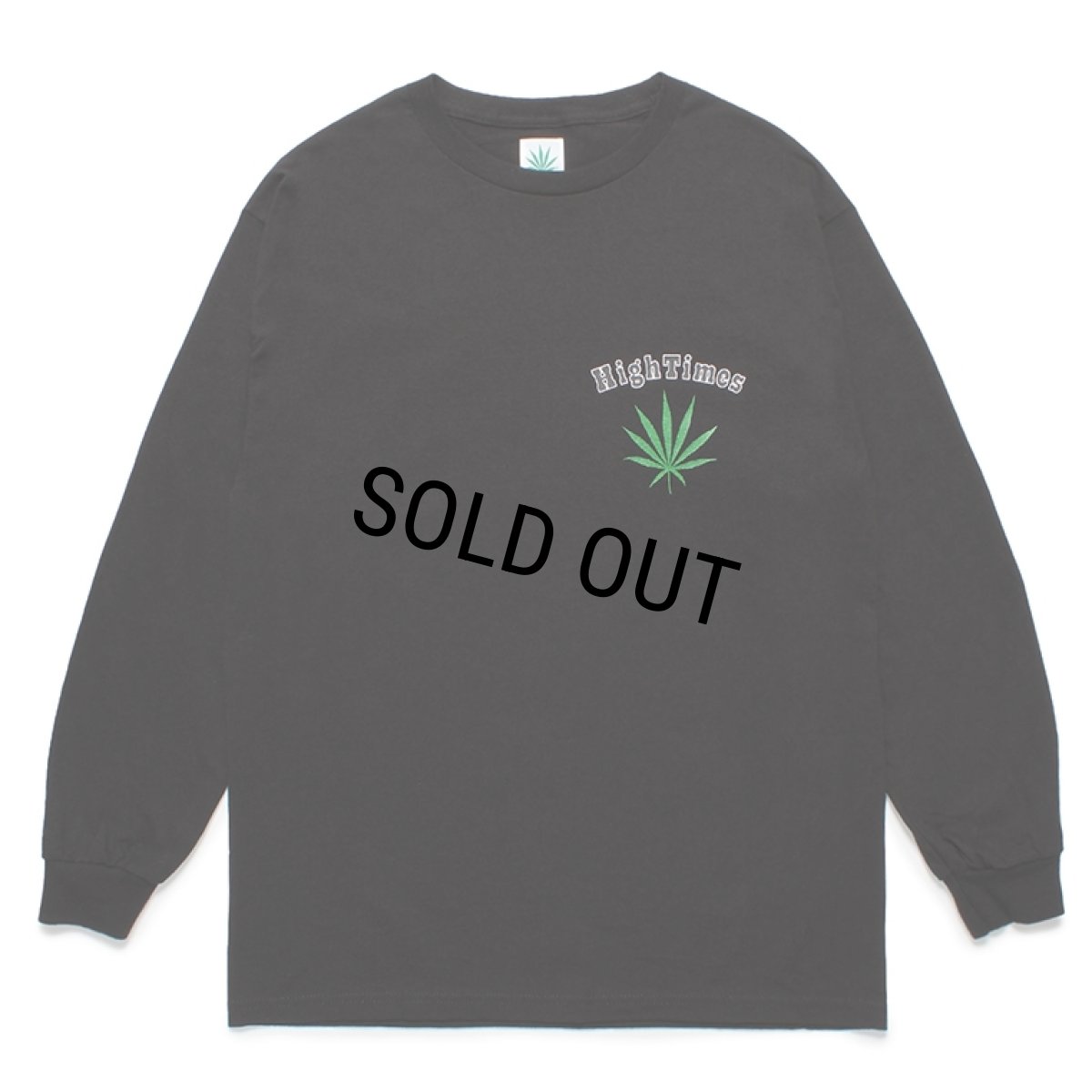 画像1: WACKO MARIA/HIGH TIMES / LONG SLEEVE T-SHIRT（BLACK）［プリント長袖T-24春夏］ (1)