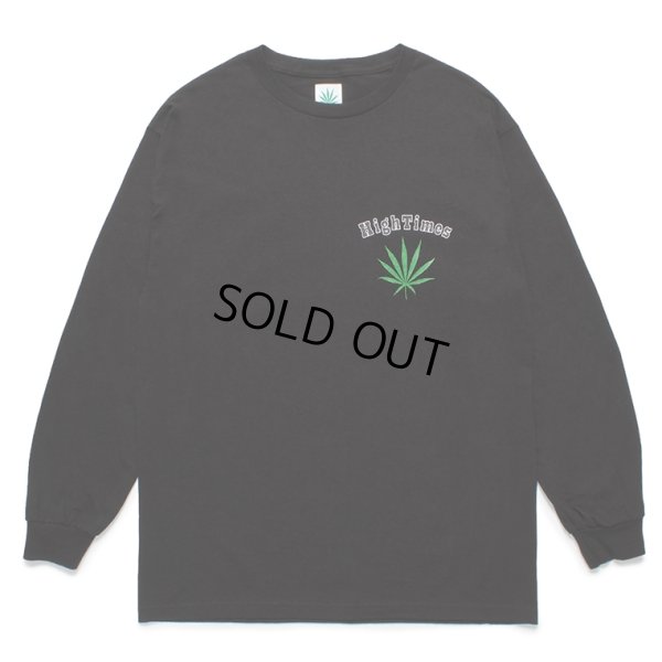 画像1: WACKO MARIA/HIGH TIMES / LONG SLEEVE T-SHIRT（BLACK）［プリント長袖T-24春夏］