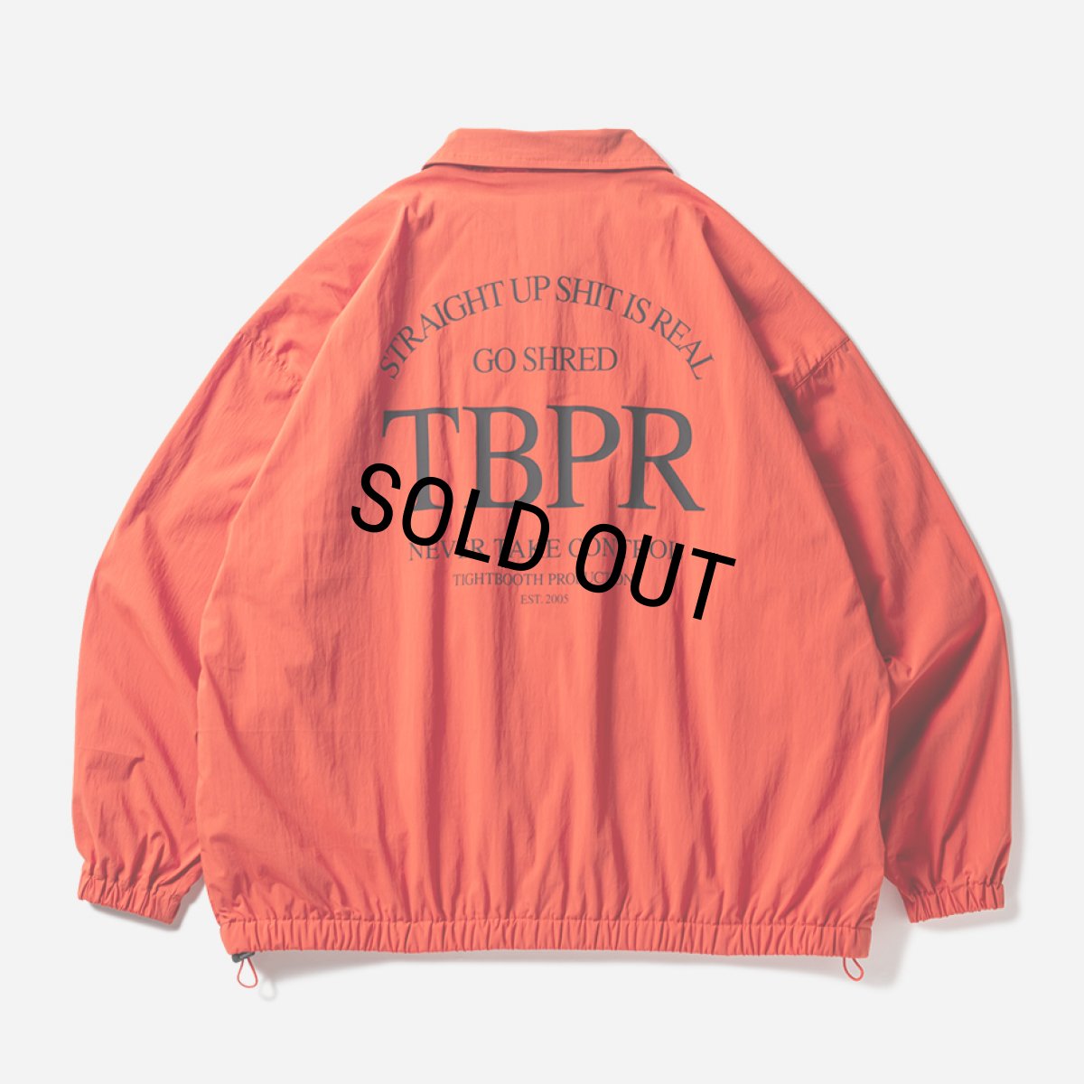 画像1: 【30%OFF】TIGHTBOOTH/STRAIGHT UP COACH JKT（Orange）［コーチJKT-24春夏］ (1)