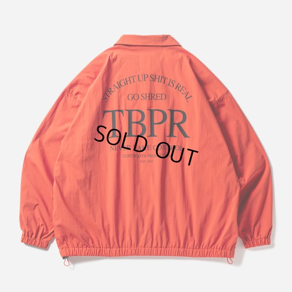 画像1: 【30%OFF】TIGHTBOOTH/STRAIGHT UP COACH JKT（Orange）［コーチJKT-24春夏］