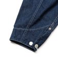 画像7: CALEE/9.5OZ DENIM COVERALL（INDIGO BLUE）［デニムカバーオール-24春夏］