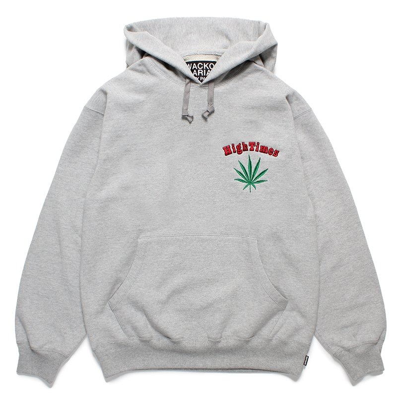 画像1: WACKO MARIA/HIGH TIMES / HEAVY WEIGHT HOODED SWEAT SHIRT（GRAY）［プルオーバーパーカー-24春夏］