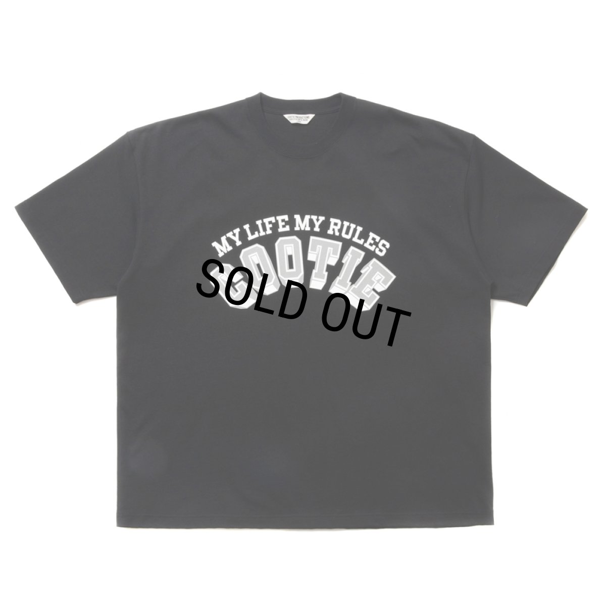 画像1: COOTIE PRODUCTIONS/Open End Yarn Print S/S Tee（Black）［プリントT-24春夏］ (1)