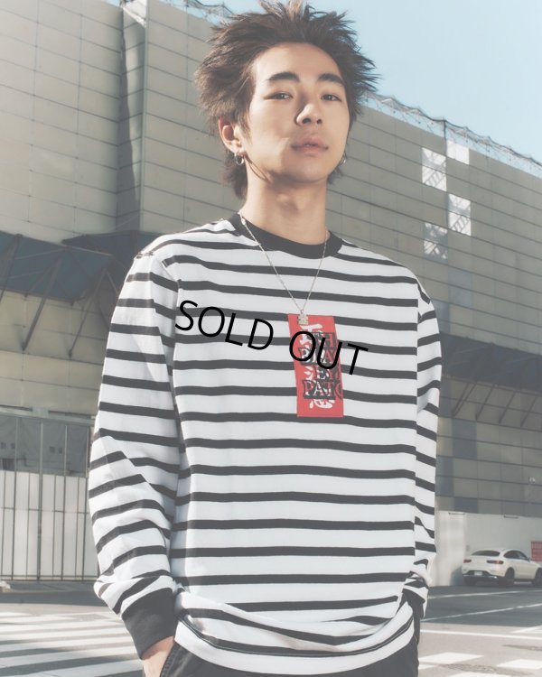 画像3: BlackEyePatch/HWC LABEL STRIPED L/S TEE （BORDER）