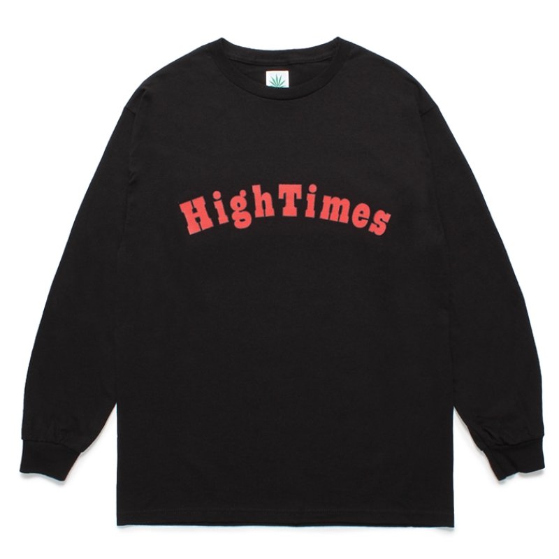 画像1: WACKO MARIA/HIGH TIMES / LONG SLEEVE T-SHIRT（BLACK）［プリント長袖T-24春夏］