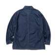 画像2: CALEE/9.5OZ DENIM COVERALL（INDIGO BLUE）［デニムカバーオール-24春夏］ (2)