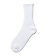 画像1: COOTIE PRODUCTIONS/Raza Lowgauge Socks（White）［ローゲージソックス-24春夏］ (1)