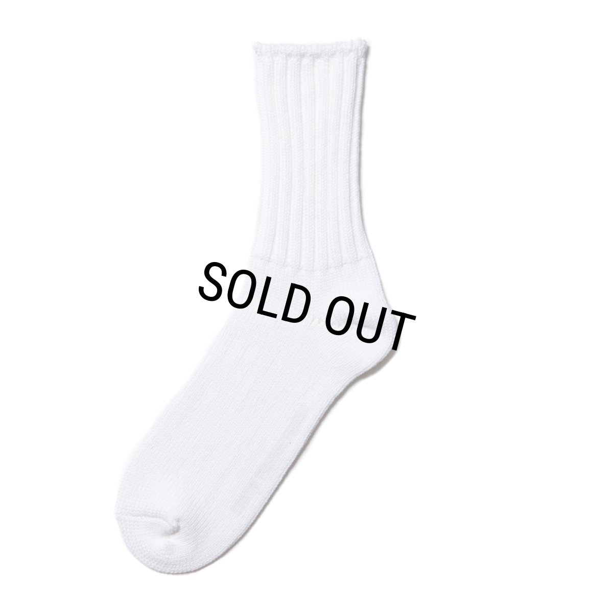 画像1: COOTIE PRODUCTIONS/Raza Lowgauge Socks（White）［ローゲージソックス-24春夏］ (1)