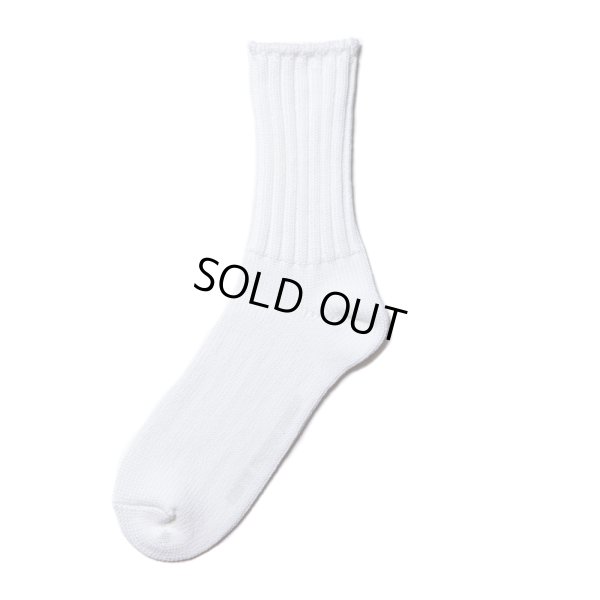 画像1: COOTIE PRODUCTIONS/Raza Lowgauge Socks（White）［ローゲージソックス-24春夏］