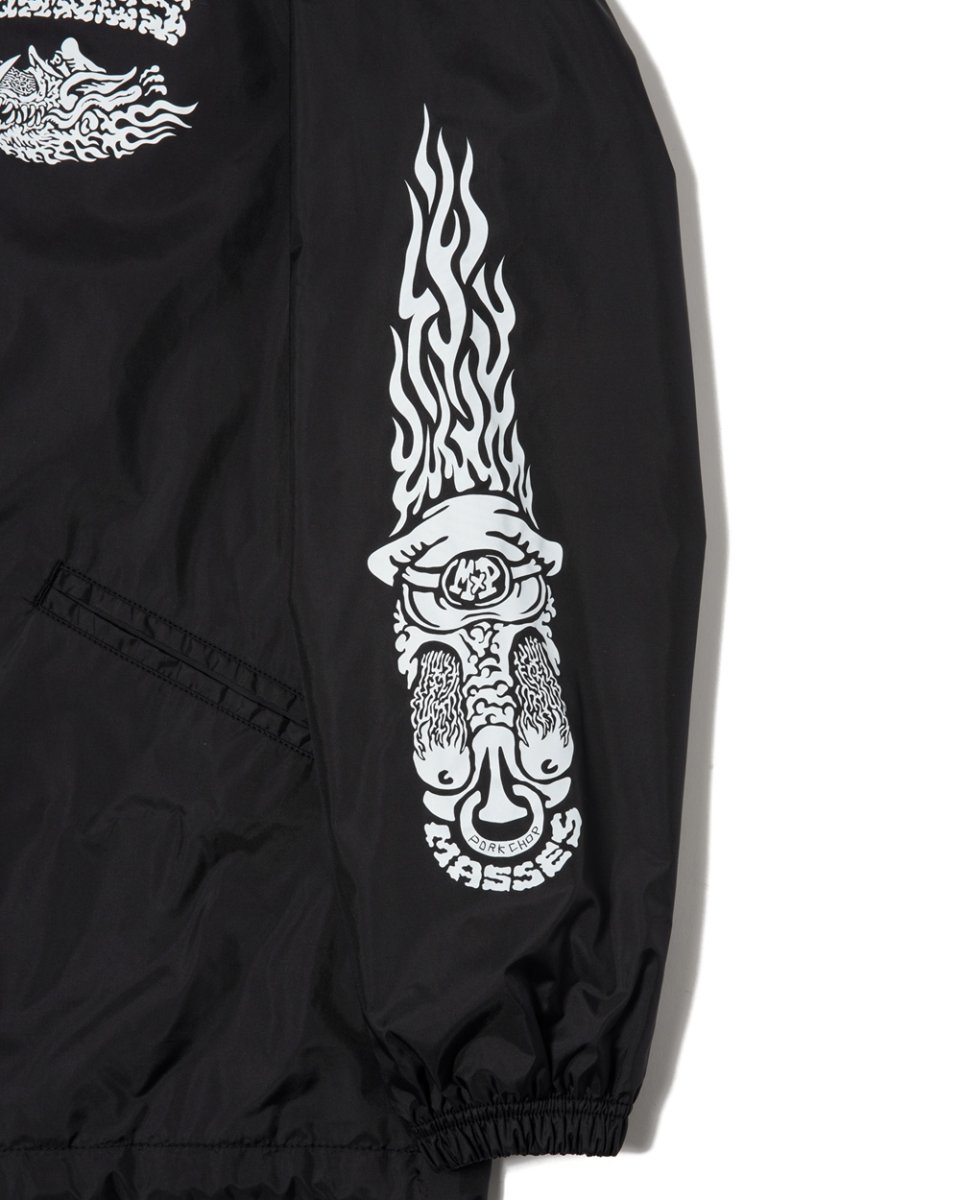 画像7: PORKCHOP/NYLON JKT HOG P（×MASSES）（BLACK）［ナイロンJKT-24春夏］ (7)