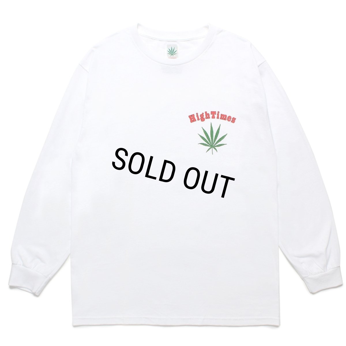 画像1: WACKO MARIA/HIGH TIMES / LONG SLEEVE T-SHIRT（WHITE）［プリント長袖T-24春夏］ (1)