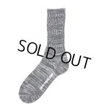 COOTIE PRODUCTIONS/Raza Lowgauge Socks（Black Mix）［ローゲージソックス-24春夏］