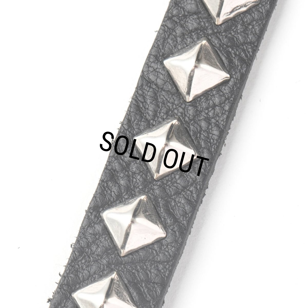 画像3: CALEE/STUDS LEATHER ASSORT KEY RING ＜TYPE II＞ B（BLACK/B）［スタッズレザーキーリング-24春夏］ (3)