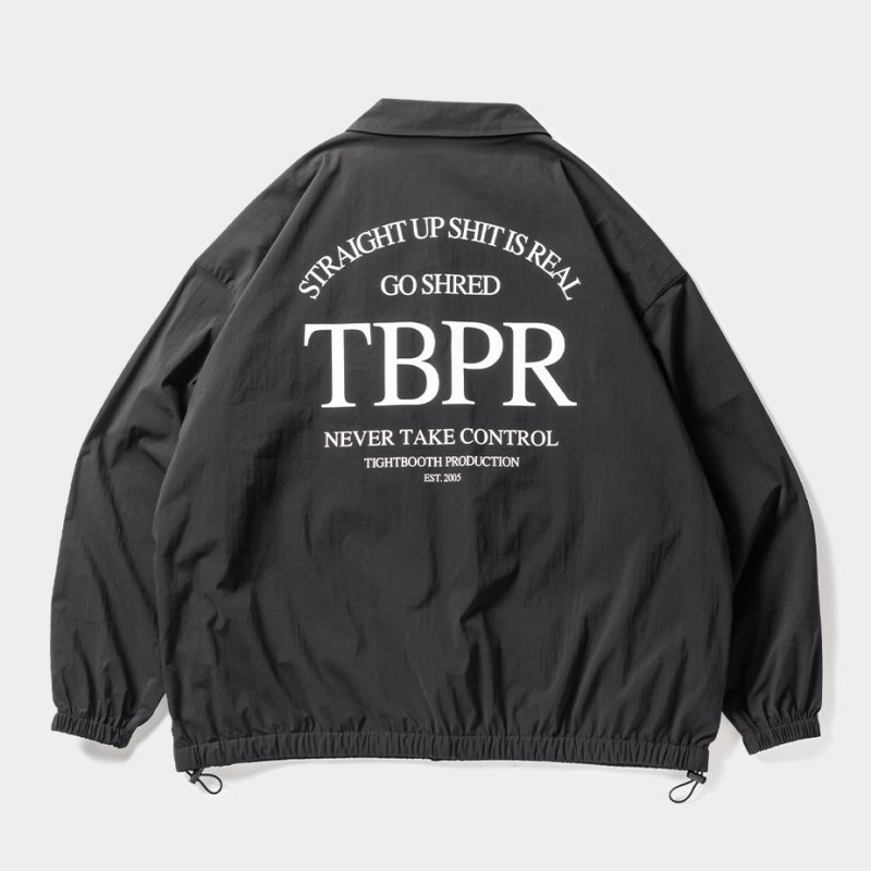 画像2: TIGHTBOOTH/STRAIGHT UP COACH JKT（Black）［コーチJKT-24春夏］