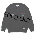 WACKO MARIA/HIGH TIMES / CLASSIC KNIT SWEATER（BLACK）［クラシックニットセーター-24春夏］