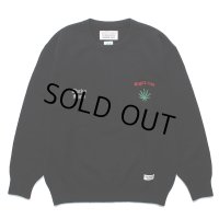 WACKO MARIA/HIGH TIMES / CLASSIC KNIT SWEATER（BLACK）［クラシックニットセーター-24春夏］