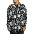 画像8: CALEE/BATIK PATTERN OVER SHILHOUETTE L/S SH（BLACK）［オーバーシルエットシャツ-24春夏］