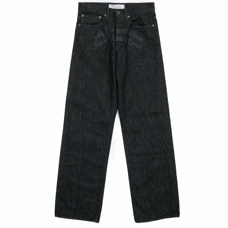 画像1: 【40%OFF】DAIRIKU/"Onewash" Straight Denim Pants（Black）［ストレートデニムパンツ-24春夏］