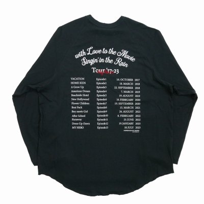 画像2: 【30%OFF】DAIRIKU/"Tour" Big Raglan Tee（Black）［ビッグラグランT-23秋冬］