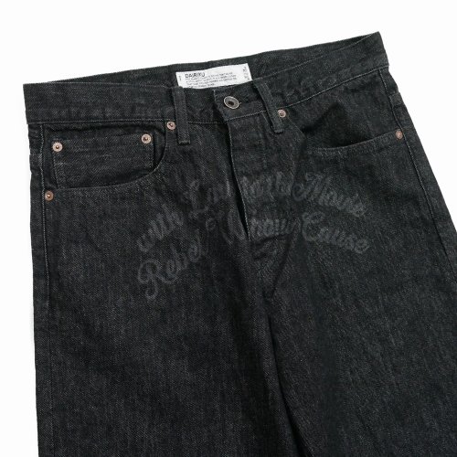 他の写真3: DAIRIKU/"Onewash" Straight Denim Pants（Black）［ストレートデニムパンツ-24春夏］