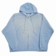 画像1: DAIRIKU/"Sunburn" Vintage Zip Up Hodie（Sunburn Aqua）［ジップアップフーディー-24春夏］ (1)