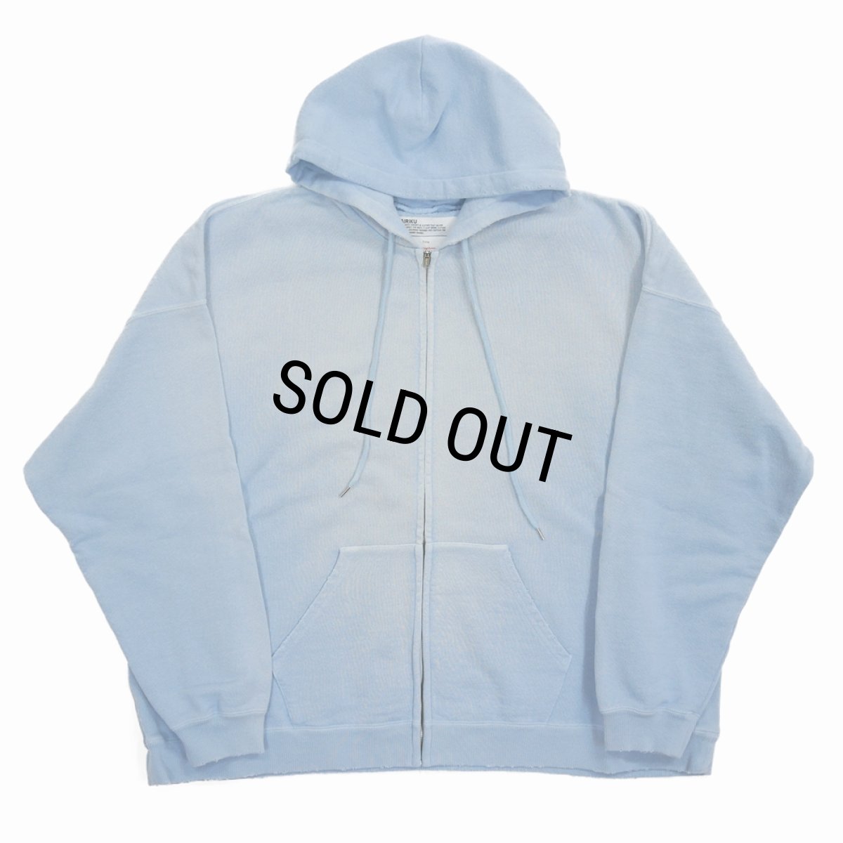 画像1: 【40%OFF】DAIRIKU/"Sunburn" Vintage Zip Up Hodie（Sunburn Aqua）［ジップアップフーディー-24春夏］ (1)