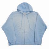 【30%OFF】DAIRIKU/"Sunburn" Vintage Zip Up Hodie（Sunburn Aqua）［ジップアップフーディー-24春夏］