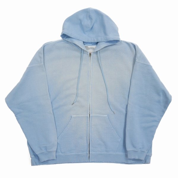 画像1: 【30%OFF】DAIRIKU/"Sunburn" Vintage Zip Up Hodie（Sunburn Aqua）［ジップアップフーディー-24春夏］