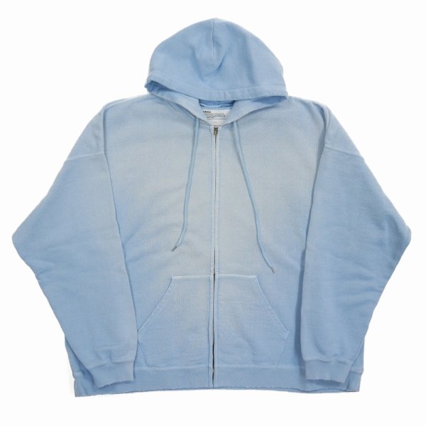 画像1: DAIRIKU/"Sunburn" Vintage Zip Up Hodie（Sunburn Aqua）［ジップアップフーディー-24春夏］