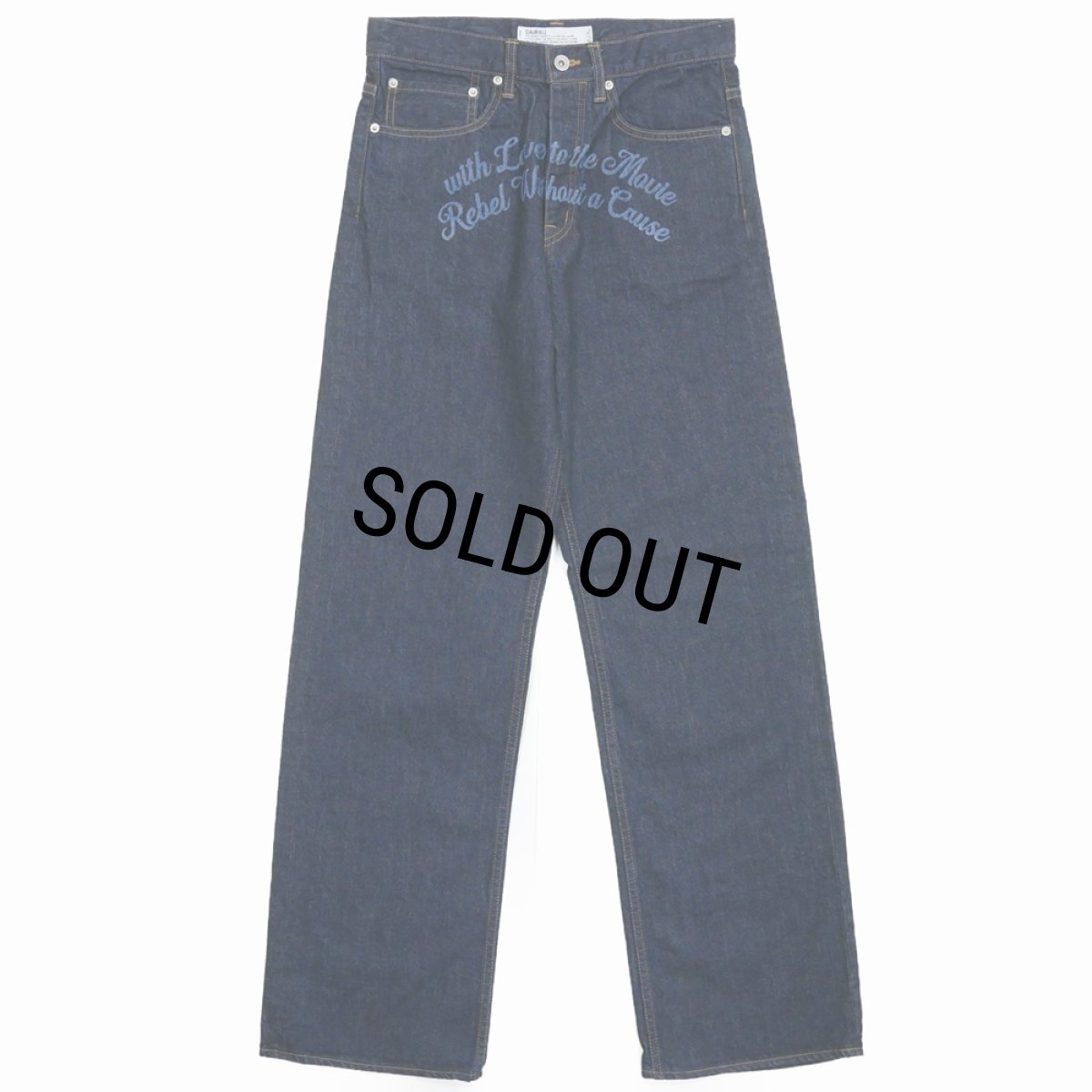 画像1: 【30%OFF】DAIRIKU/"Onewash" Straight Denim Pants（Indigo）［ストレートデニムパンツ-24春夏］ (1)
