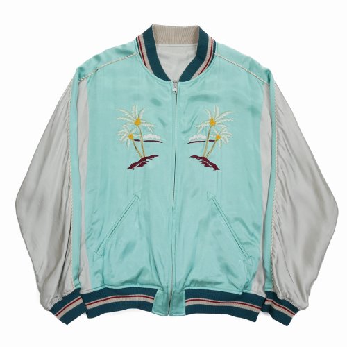 他の写真1: DAIRIKU/"Hawaii" Ska Jumper（Aqua x Silver）［スカジャン-24春夏］