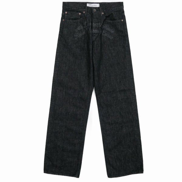 画像1: DAIRIKU/"Onewash" Straight Denim Pants（Black）［ストレートデニムパンツ-24春夏］