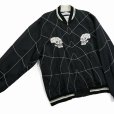 画像3: 【30%OFF】DAIRIKU/"Snake&Skull" Ska Jumper（Black）［スカジャン-24春夏］ (3)