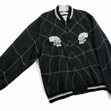 画像3: 【40%OFF】DAIRIKU/"Snake&Skull" Ska Jumper（Black）［スカジャン-24春夏］ (3)