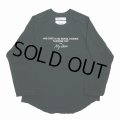【30%OFF】DAIRIKU/"Tour" Big Raglan Tee（Black）［ビッグラグランT-23秋冬］