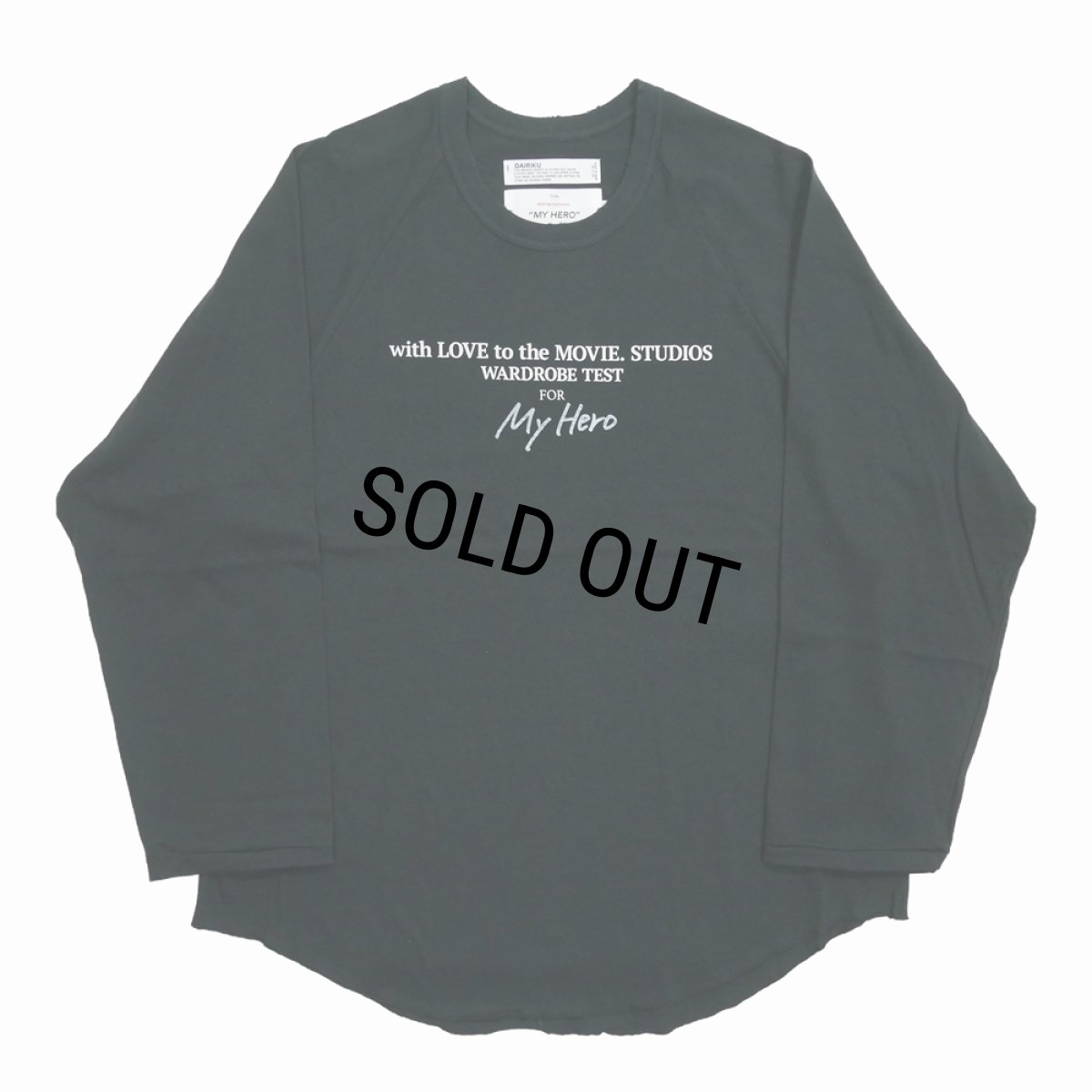 画像1: 【30%OFF】DAIRIKU/"Tour" Big Raglan Tee（Black）［ビッグラグランT-23秋冬］ (1)