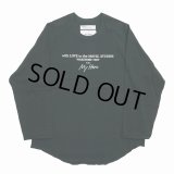 【30%OFF】DAIRIKU/"Tour" Big Raglan Tee（Black）［ビッグラグランT-23秋冬］