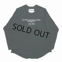 【30%OFF】DAIRIKU/"Tour" Big Raglan Tee（Black）［ビッグラグランT-23秋冬］