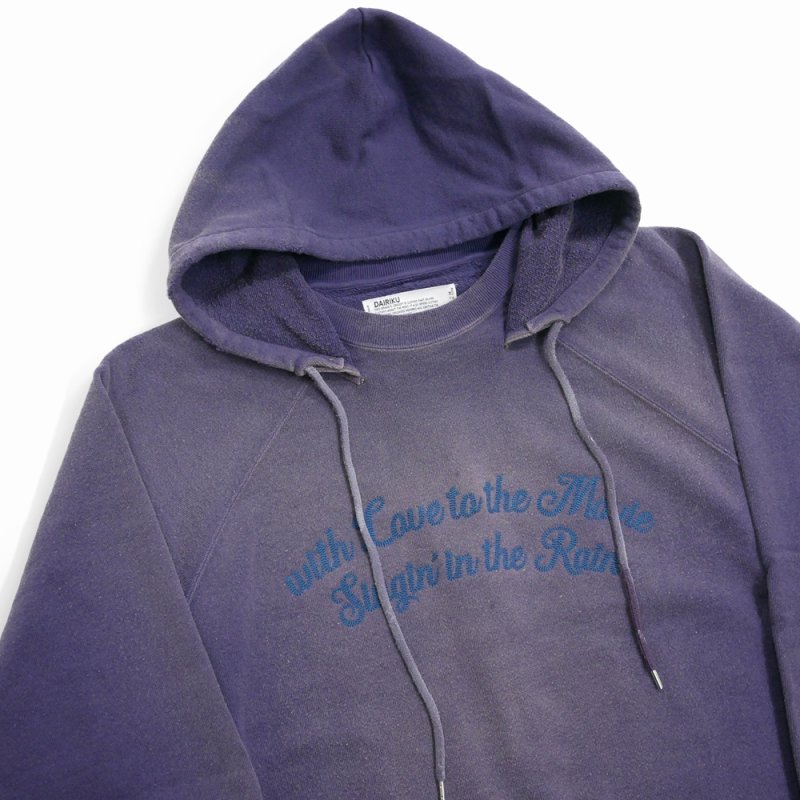 画像3: 【40%OFF】DAIRIKU/"Sunburn" Vintage Pullover Hodie（Sunburn Navy）［プルオーバーフーディー-24春夏］