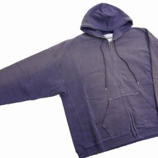 画像3: DAIRIKU/"Sunburn" Vintage Zip Up Hodie（Sunburn Navy） 【30%OFF】［ジップアップフーディー-24春夏］ (3)