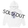 CHALLENGER/WOLF MC HOODIE（WHITE）［プルオーバーパーカー-24春夏］