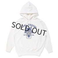 CHALLENGER/WOLF MC HOODIE（WHITE）［プルオーバーパーカー-24春夏］