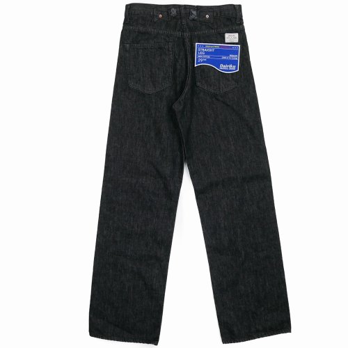 他の写真2: 【30%OFF】DAIRIKU/"Onewash" Straight Denim Pants（Black）［ストレートデニムパンツ-24春夏］