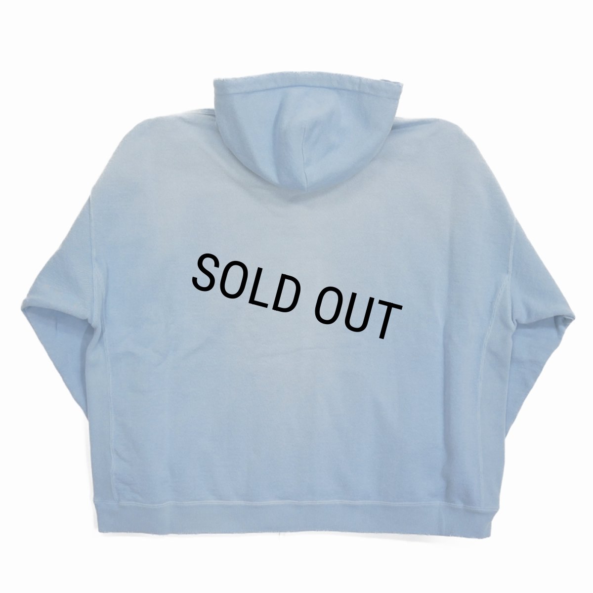 画像2: 【40%OFF】DAIRIKU/"Sunburn" Vintage Zip Up Hodie（Sunburn Aqua）［ジップアップフーディー-24春夏］ (2)