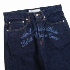 画像3: 【30%OFF】DAIRIKU/"Onewash" Straight Denim Pants（Indigo）［ストレートデニムパンツ-24春夏］ (3)