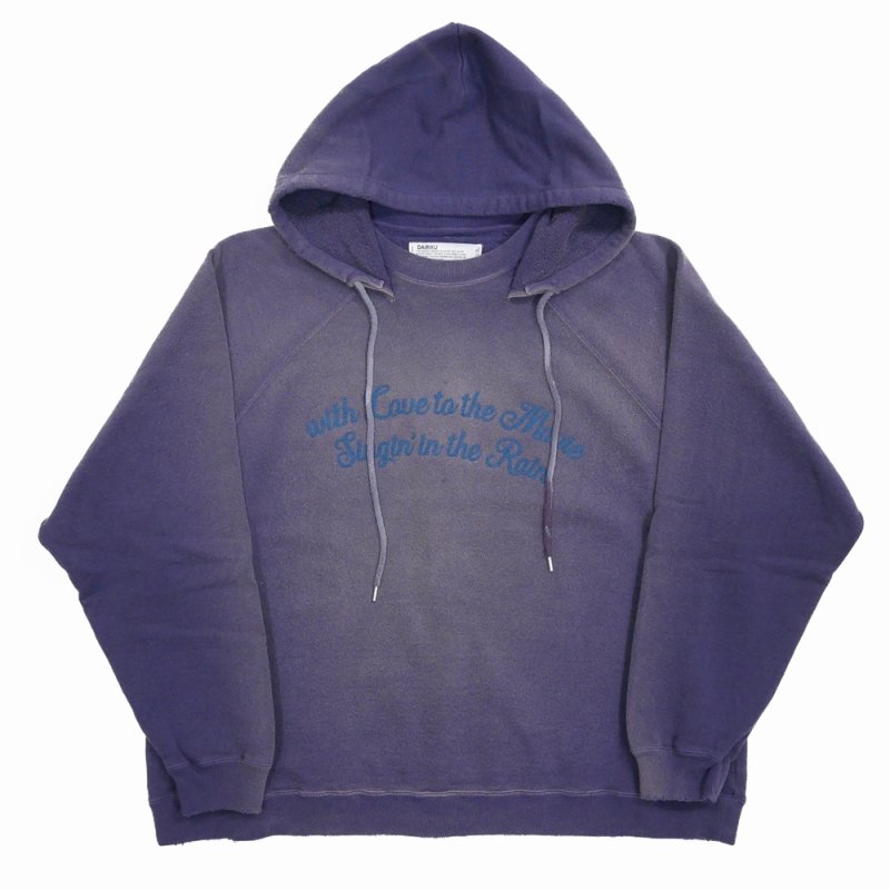 画像1: 【40%OFF】DAIRIKU/"Sunburn" Vintage Pullover Hodie（Sunburn Navy）［プルオーバーフーディー-24春夏］