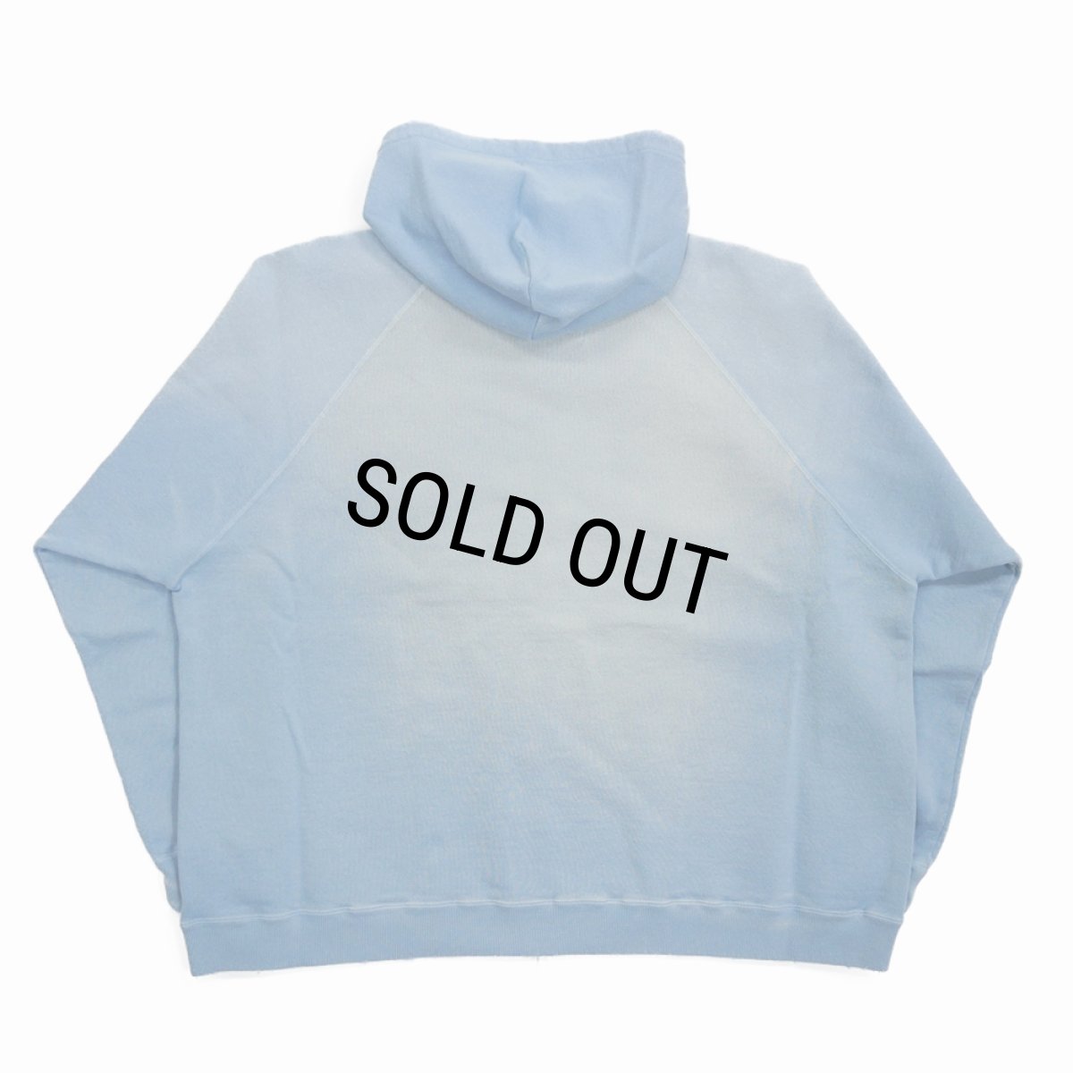 画像2: 【50%OFF】DAIRIKU/"Sunburn" Vintage Pullover Hodie（Sunburn Aqua）［プルオーバーフーディー-24春夏］ (2)