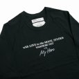 画像4: 【30%OFF】DAIRIKU/"Tour" Big Raglan Tee（Black）［ビッグラグランT-23秋冬］ (4)