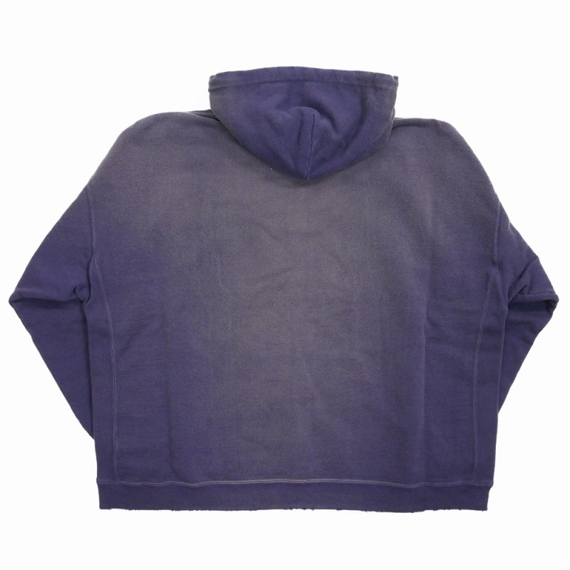 画像2: DAIRIKU/"Sunburn" Vintage Zip Up Hodie（Sunburn Navy） 【30%OFF】［ジップアップフーディー-24春夏］