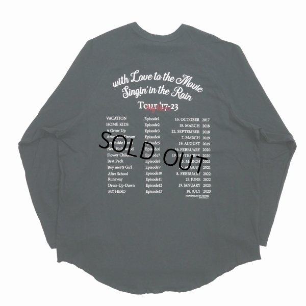 画像2: 【30%OFF】DAIRIKU/"Tour" Big Raglan Tee（Black）［ビッグラグランT-23秋冬］